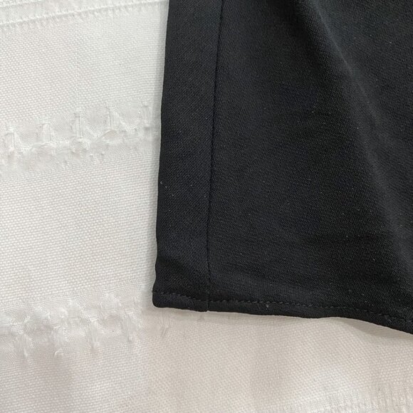 T ALEXANDER WANG BLACK METALLIC CHAIN V-NECK COLD SHOULDER TOP - 6 - Picture 11 of 12